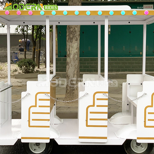 Tren Turístico de Diseño Innovador para Centros Comerciales, Parques Temáticos, Parques de Diversiones, Ferias y Carnavales, Tren sin Rieles con Forma de Hongo Rojo en Venta - Product Image 5
