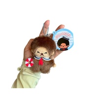 Porte-clés en peluche polyester Mochi Mochi style marin de navire de guerre 15 cm, breloque de sac dessin animé, directement de l'usine de Yiwu, stock disponible, livraison en 48 heures