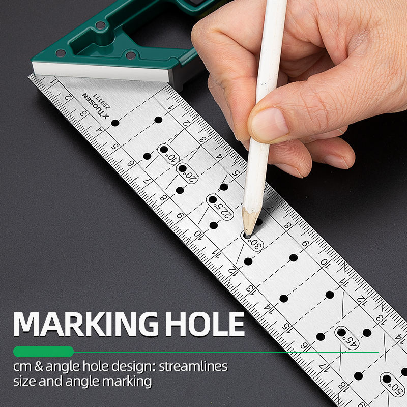 Multi-angle Measuring Right-angle Corner Ruler Stainless Steel Aluminum ...