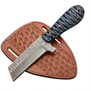 Couteau à Découper le Dinde en Acier Damas Professionnel avec Manche Ergonomique en Bois – Couteau de Camping – Fournisseur d'Usine en Gros - Product Image 1