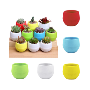 カラフルなクラシックデザインのミニホームフラワーポット、プラスチック製多肉植物の装飾、保育園や庭に - Product Image 4