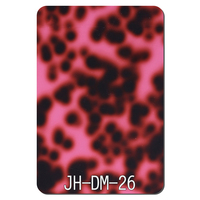Plaque en acrylique moulé effet écaille de tortue rose pour découpe laser CO2, fournitures hôtelières, bijoux DIY, boucles d'oreilles, porte-clés, sous-verres, cadeaux d'anniversaire