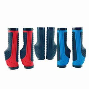 Nuevas Empuñaduras de Manillar para Ciclismo de 22.2mm, de Goma Ergonómica con Bloqueo, para Bicicletas de Montaña, en Rojo, Negro, Azul y Gris - Product Image 4