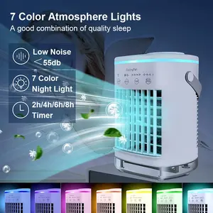 Portable Air Conditioner Mini Cooler USB Air Conditioning <b>Fan</b> 700ml <b>Ice</b> Water Air <b>Cooling</b> <b>Fan</b> With Humidifier for Bedroom - Product Image 5