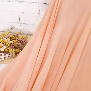 Kain Georgette sifon lembut antilembap kualitas tinggi untuk gaun syal wanita kain Chiffon Abaya