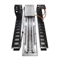 Module de moteur linéaire à entraînement direct, moteur à bobine mobile, actionneur sur rail de guidage de précision, capacité de charge de 50 kg pour équipement d'automatisation QG
