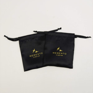 Bolsa de Joyería con Cordón de Satén Biodegradable con Logotipo Personalizado, Bolsa Pequeña de Lujo Personalizable al por Mayor - Product Image 2