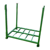 Chariot pliable robuste de 1000 kg, blanc, avec base solide et conteneur en treillis métallique pour entrepôt