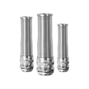 Npt 3/4 "IP68 Fil Anti-Pliage Cordon Grip 304 Acier Inoxydable Soulagement De La Contraction En Métal Presse-étoupe - Product Image 2