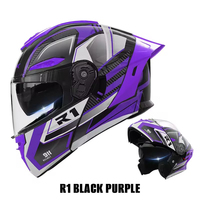 Casque de moto modulaire intégral certifié DOT, en ABS, PC, PP, pour la course, accessoires de conduite