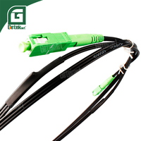 Cable de Fibra Óptica FTTH Geteknet de 10M 50M 100M 60 Metros, Mini SC, Fibra Óptica, Interior/Exterior, Monomodo, Simplex