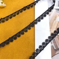 En gros, garniture décorative en dentelle de ruban en soie de lait pour accessoires vestimentaires DIY et petites bordures décoratives de couture