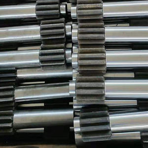 Sur mesure 45 #   Engrenages de transmission industriels en acier de grande taille, usinage d'arbres d'engrenage non standard fabriqués selon des dessins - Product Image 4