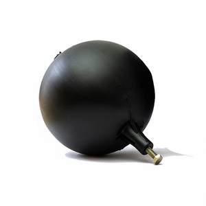Esfera Redonda de Plástico Negra de 120 mm de Diámetro para Flotadores de Pesca - Product Image 3