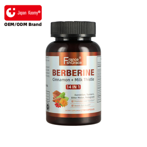 Nutraceutical Shecome Berberine <b>Supplement</b> Manufacturer Cinnamon Milk Thistle Promotes <b>Liver</b> Gut Health Berberine Capsules - Product Image 5