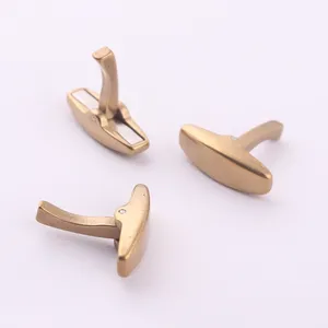 Wholesale Brass Blank Men's Cufflink Leg Backs For Garments Jewelry