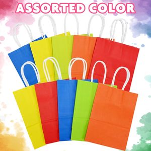 Custom Recyclable Kraft Paper Bag With Your Own Logo, Custom Shopping Paper Bag for Food With Handle - Product Image 4