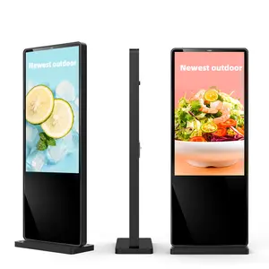 Floor Standing Kiosk Lcd Advertising Player 7*24 Commercial Equipment Touch Vertical Totem Indoor Digital Signage Display