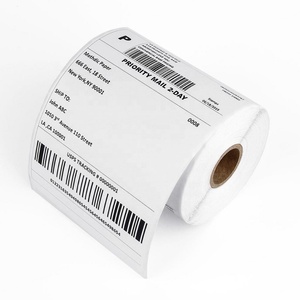 Etiqueta de Código de Barras Personalizada Moderna, Etiqueta de Dirección Grande Continua Preimpresa con Código de Barras Económico - Product Image 5