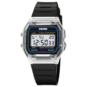 <span class=keywords><strong>Reloj</strong></span> Deportivo <span class=keywords><strong>Digital</strong></span> Skmei 2056 con Esfera Cuadrada, Correa <span class=keywords><strong>de</strong></span> TPU Suave Unisex para <span class=keywords><strong>Mujer</strong></span>, <span class=keywords><strong>Reloj</strong></span> LED para Niños, Cronógrafo Impermeable con Alarma para Hombre - Product Image 1