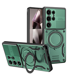 เคสโทรศัพท์แบบมีวงแหวนแม่เหล็กสำหรับ Samsung 26 ultra S25 S24 FE A Series พร้อมขาตั้งกันกระแทก - Product Image 4