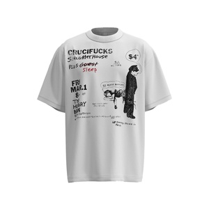 Camiseta Retro Urbana para Hombre, Estilo Cultural, Corte Regular, Estampado Divertido, Nueva Colección de Verano, Manga Corta, 100% Algodón Transpirable - Product Image 4