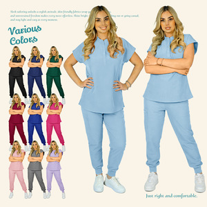 Nursing Uniforms Set Trousers Smlxlxxl Medical Workwear For Hospital Spa Beauty Staff - Product Image 1