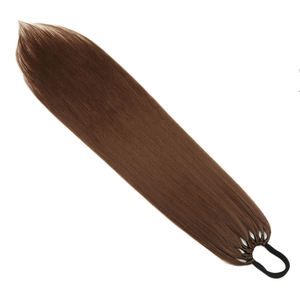 <span class=keywords><strong>Queue</strong></span> <span class=keywords><strong>de</strong></span> <span class=keywords><strong>cheval</strong></span> synthétique naturelle en bande élastique pour femmes, extensions <span class=keywords><strong>de</strong></span> cheveux lisses, vente en gros - Product Image 5