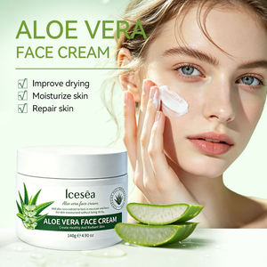 Crème pour le visage à l'aloe vera Icesea, hydratante, réparatrice, apaisante, soin des peaux sèches, vente en gros OEM - Product Image 1