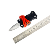 Mini couteau à fronde multifonctionnel outils de rangement portables boucle d'engrenage couteau tactique EDC de Camping en plein air