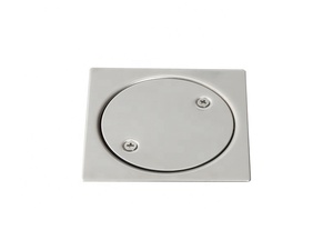 Desagüe de suelo de inspección de acero inoxidable SS304 SS316 de 100*100mm al por mayor, limpieza de desagüe de mantenimiento de ducha cuadrada - Product Image 6