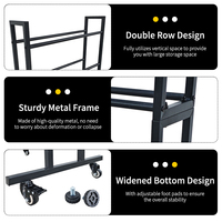 Rak Penyimpanan Filamen PLA JH-Mech Heavy Duty Multi Spool, Rak Penyimpanan Filamen Printer 3D Logam untuk Rumah, Model Berdiri Sendiri