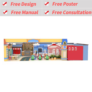 Equipo de Juegos Interior para Niños con Certificación BSCI, Aldea de Juegos Interactiva para Niños con Integración de Aprendizaje STEM para Aeropuertos - Product Image 3