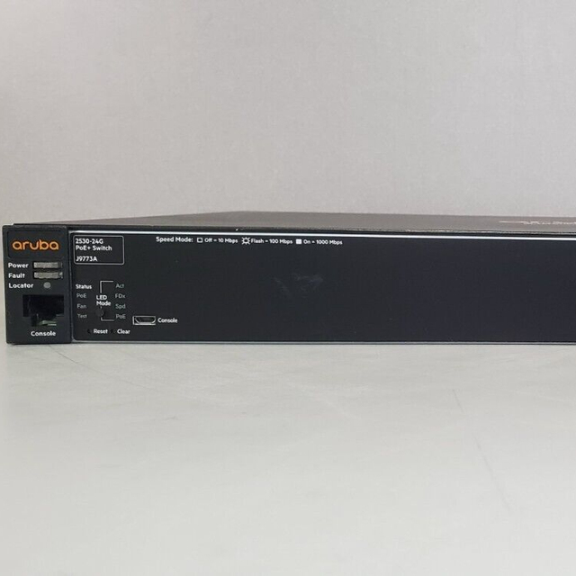 H P J9773A 2530-24G-PoE+ 24 Port Gigabit Switch 4-Port SFP Switch J9773A