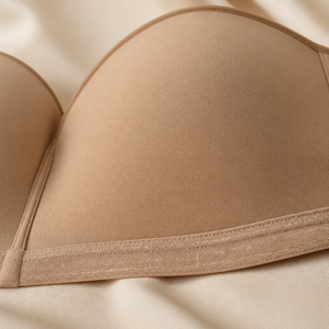 Conjunto de Lencería sin Tirantes Color Camel Claro para Mujer, Top Bandeau sin Costuras, Estilo Hipster, Spandex/Nailon, Bordado, Elegante, Ropa Formal para Adultos - Product Image 5