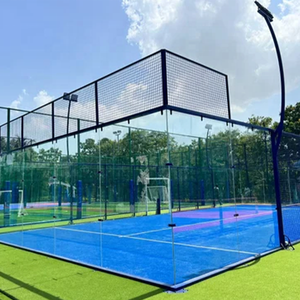 Terrain de padel intérieur panoramique certifié CE, système en verre et acier résistant aux intempéries pour clubs - Product Image 3