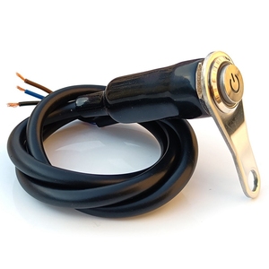 Led xe máy chuyển đổi ánh sáng on + Off Handlebar núi thép không gỉ không thấm nước 12V sương mù đèn xe máy sừng đẩy nút chuyển đổi - Product Image 4