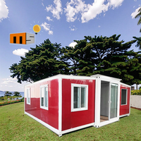 Conteneur d'expédition étanche Hous 20FT 40Ft extensible maison modulaire caravane pologne maisons portables 2 4 chambres à coucher maisons en conteneur