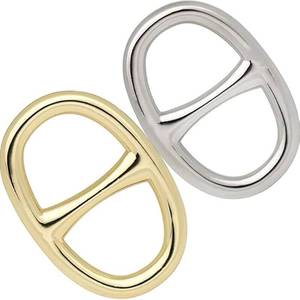 Hebilla Metálica Ovalada de Doble Anillo en Forma de 8 al por Mayor para Bolsos, Zapatos, Prendas y Herrajes de Cuero - Product Image 1