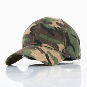 Gorra de Béisbol de Camuflaje de 6 Paneles, Ajustable, Unisex, Informal para Exteriores, Primavera/Verano, Tela de Sarga para Adultos - Product Image 1