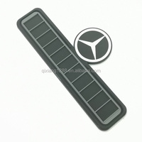 Kit de stationnement temporaire pour voiture en PVC/silicone, plaque de numéro de téléphone portable cachée, couleurs et logo personnalisés, 17,5 x 4 cm
