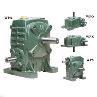 Réducteur de vitesse de boîte de vitesses à vis sans fin WPA WPO WPS WPX de qualité supérieure largement utilisé pour bétonnière