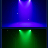 Projecteur LED Beam Wash 7x40 RGBW 4IN1 7pcs 40W à Zoom pour Discothèque, Bar, DJ, Spectacle, Éclairage de Scène