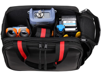 Kit d'outils extra large pour fibre optique FTTH, outils réseau, sac portable pour OTDR, VFL, coupe-fibre, outil à fibre (emballage vide)