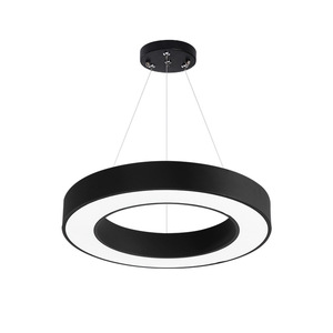 Suspension LED en acier inoxydable avec abat-jour en acrylique, contrôle par interrupteur, intensité variable, lumière du jour 3500K, garantie 5 ans, doré, réglable - Product Image 2