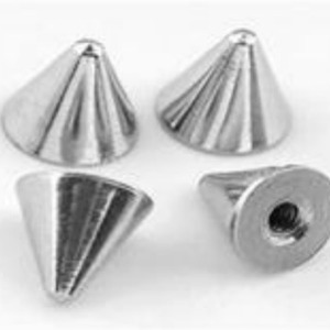 Bolas de repuesto de acero inoxidable para joyería corporal, cuentas roscadas, cuentas con punta, extremos de cuentas - Product Image 4