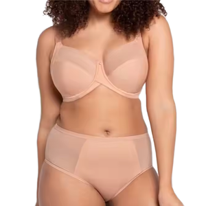 Soutien-gorge à armatures grande taille, maintien complet, push-up, anti-affaissement, respirant, en nylon et coton, pour usage quotidien - Product Image 1