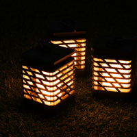 Torche scintillante imperméable moderne pour l'extérieur, décoration de jardin, torche de flamme, lampe Led solaire, lumière de flamme
