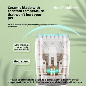 Rasage de précision <span class=keywords><strong>coiffeur</strong></span> électrique pour animaux de compagnie ménage outil de coiffure en plastique Rechargeable automatique pour couper le pied - Product Image 3
