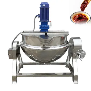 Good Price Candy Caramel Soup Kettle Stove Syrup Jam Cooker Sauce Cooking Mixer Machine Mixing Kettle Boiling Cooking Pot